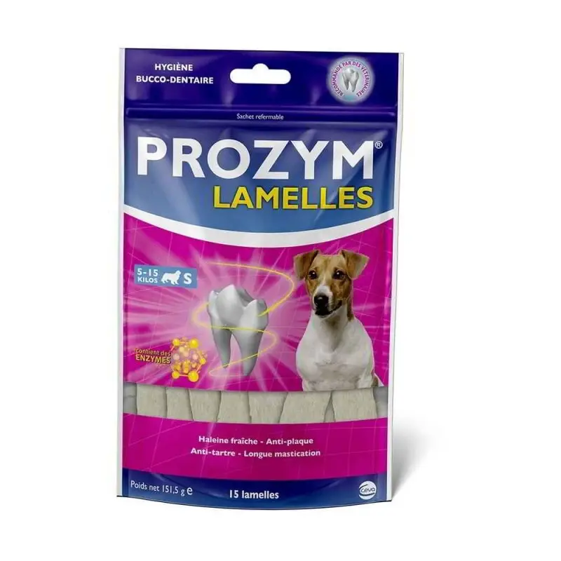 Dernière Chance PROZYM - Sachet Lamelles Hygiène Bucco-dentaire pour Chien