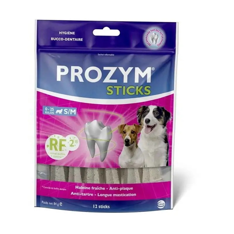 PROZYM – Sticks RF2 Hygi&egrave;ne Bucco-dentaire pour Chien Dernière Chance