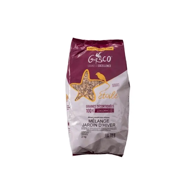 Dernier Modèle Gasco - Aliment Complet Mélange Jardin Hiver pour Oiseaux - 2Kg