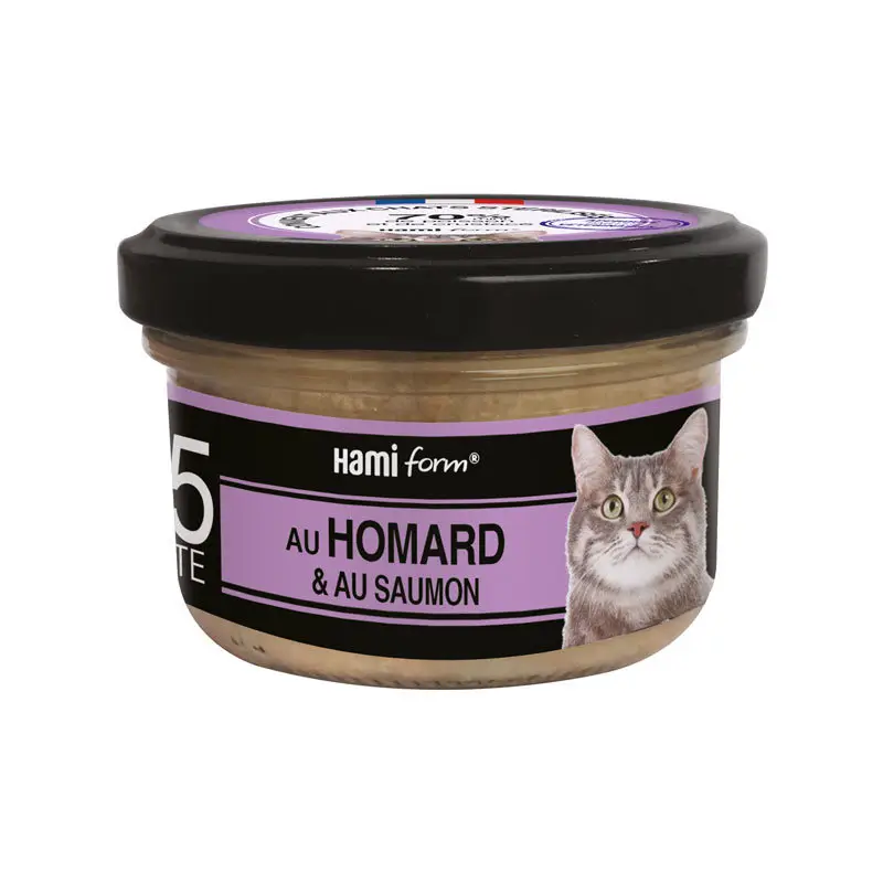 Hamiform – Les Cuisin&eacute;s N&deg;25 Homard et Saumon pour Chat – 80g Promotion