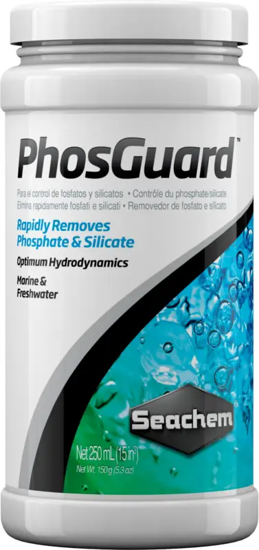 Seachem – PhosGuard Contr&ocirc;le du Phosphate/Silicate pour Aquarium – 250ml Offre Exclusive