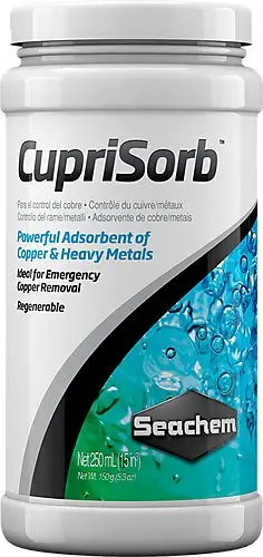 Seachem - CupriSorb Adsorbant de Cuivre et Métaux pour Aquarium - 250ml Meilleur Choix
