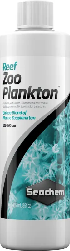 Seachem – Aliment Naturel Zooplankton pour Coraux – 250ml Expédié Aujourd&rsquo;hui