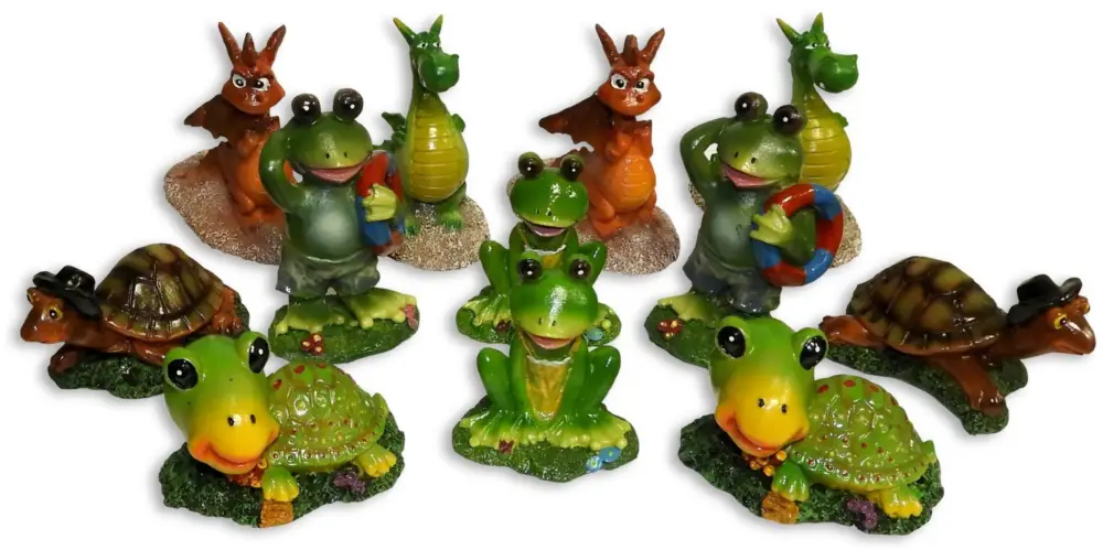 Commander Vite Tyrol – D&eacute;coration Figurine Animaux pour Aquarium – 8cm