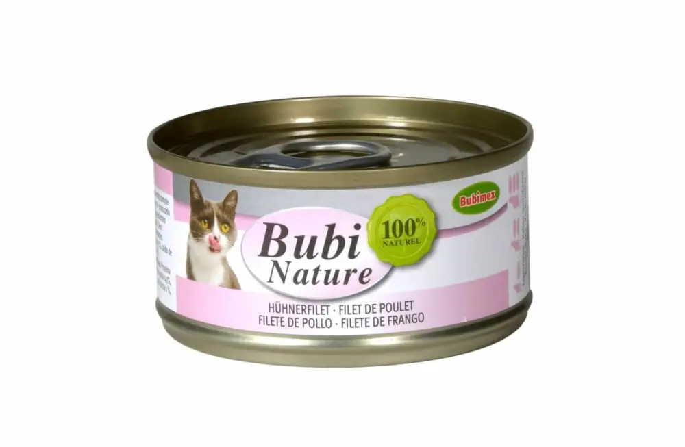 Bubimex - Pâtée Bubi Nature Filets de Poulet pour Chat - 70g Prix Choc