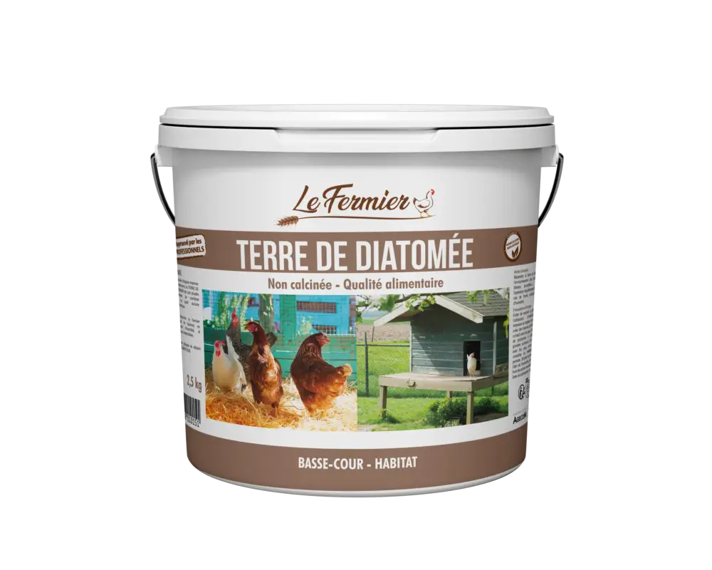 Le Fermier - Terre de Diatomée Habitat pour Basse cour - 2,5Kg Acheter Direct