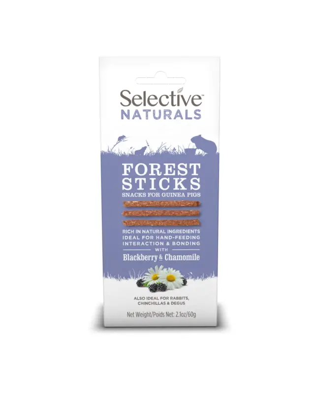 Supreme Science - Selective Naturals Forest Sticks pour Rongeurs - 60g Meilleure Vente