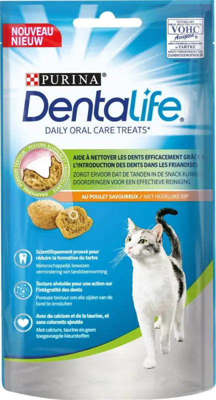 Dentalife - Friandises au Poulet pour Chat - 40g Affaire À Saisir