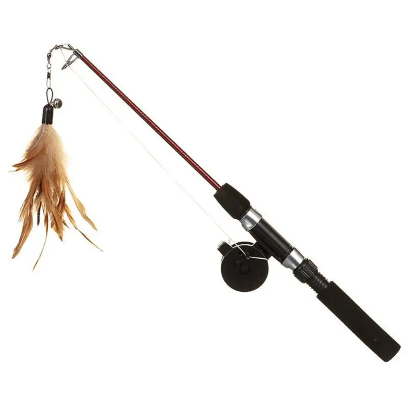Super Prix Anka – Jouet Canne &agrave; P&ecirc;che T&eacute;lescopique pour Chat