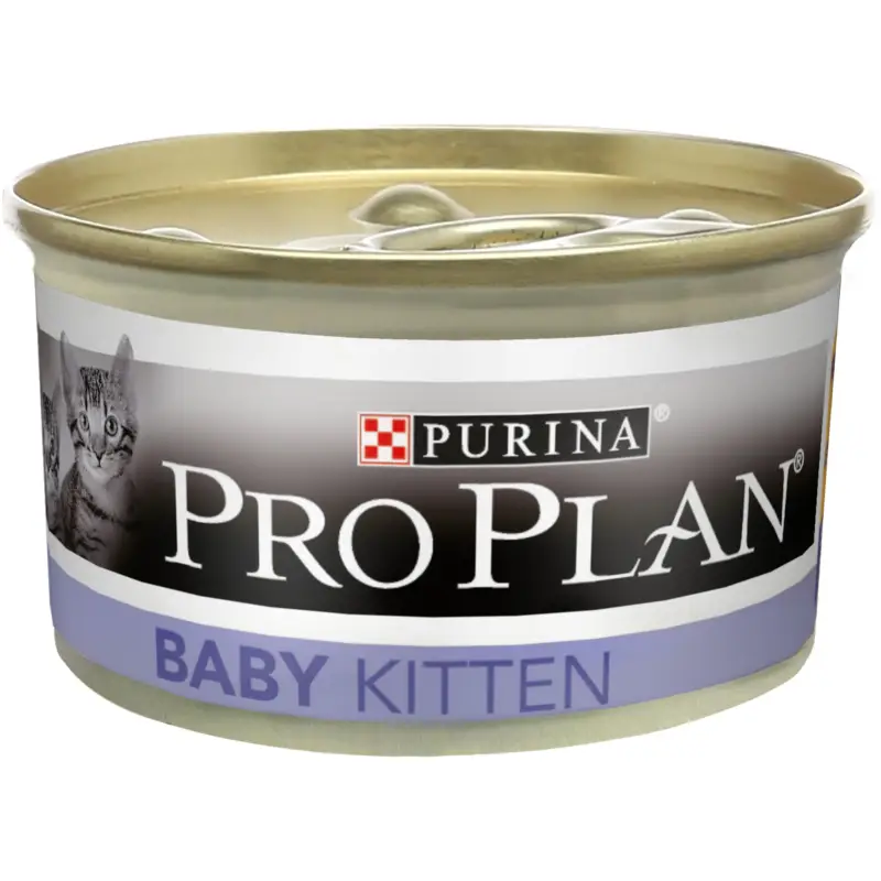 Pro Plan - Pâtée en Mousse Baby Kitten au Poulet pour Chaton - 85g Vente Directe