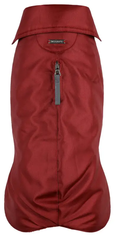 Wouapy – Manteau Imperm&eacute;able Rouge pour Chien – T80 Paiement Sécurisé