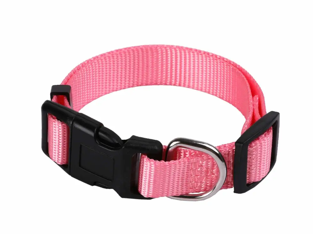 Animalis – Collier Basic pour Chien Rose Produit De Marque