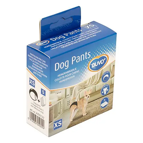 Meilleur Choix Duvoplus - Culotte Hygiénique pour Chien Noir