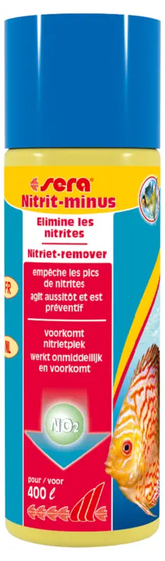 Expédition Rapide Sera - Nitrit-Moins pour Poissons d'Ornement - 100ml