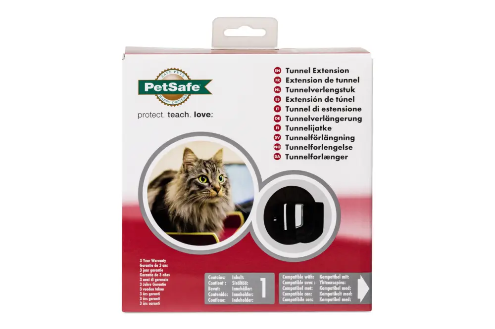 Dernier Modèle PetSafe – Tunnel Extension Microship pour Chats – Brun