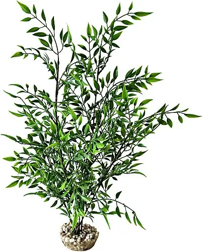 Populaire Labeo – Bambou grand mod&egrave;le vert – Plante Artificielle Aquarium