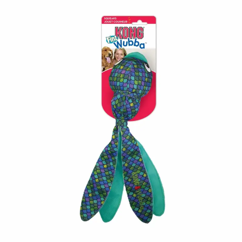 KONG - Jouet Wubba Finz pour Chien Certifié