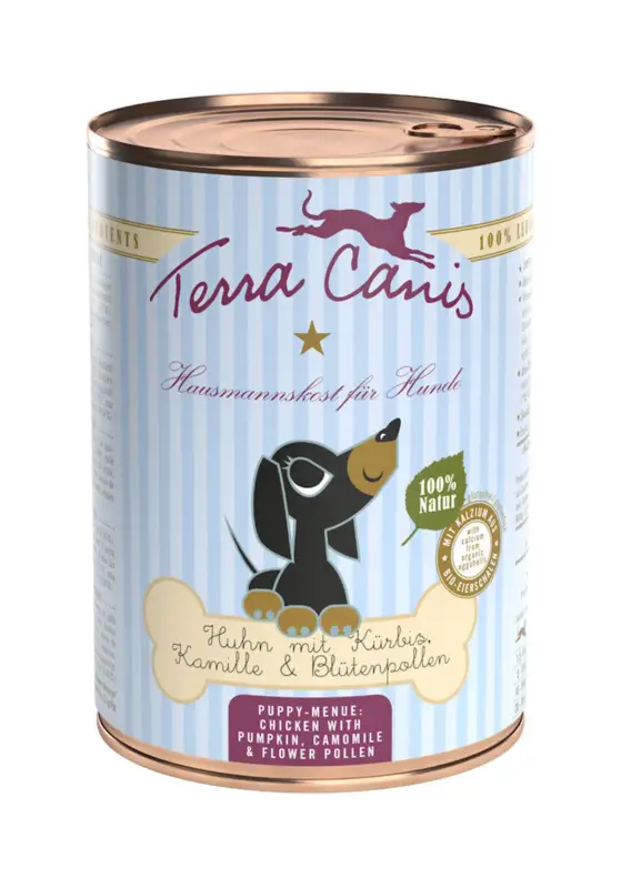 Terra Canis – Menu Poulet et Potiron pour Chiot – 400g Commander Maintenant