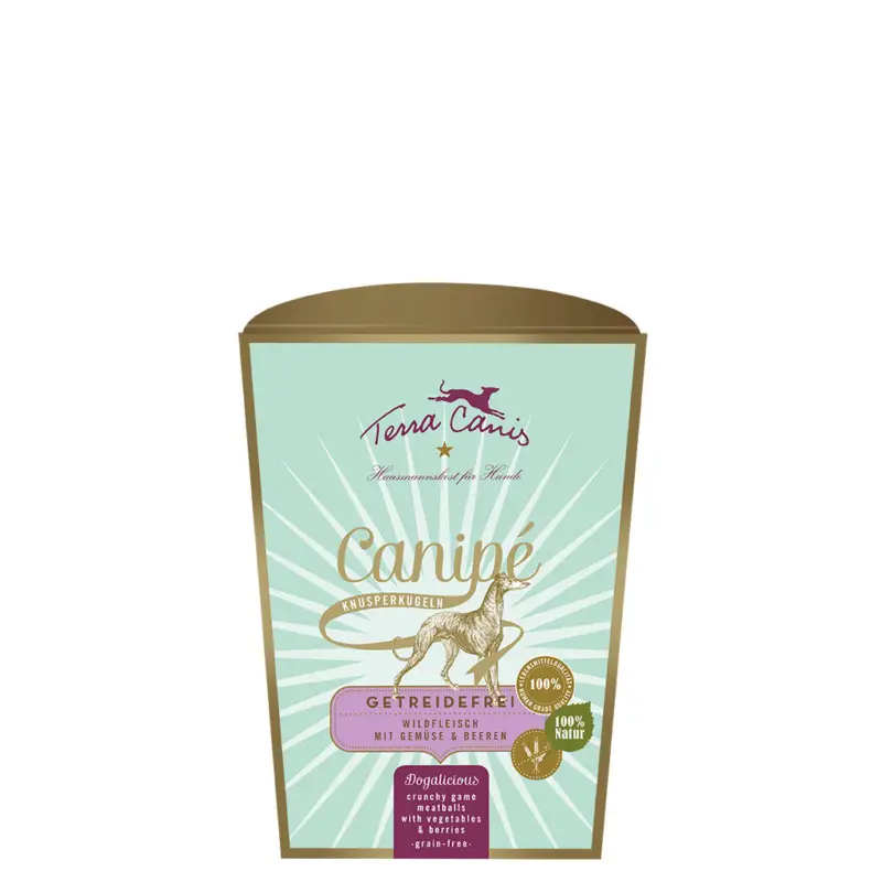 Terra Canis - Friandises Canipé Sans Céréales Gibier pour Chien - 250g Meilleur Prix