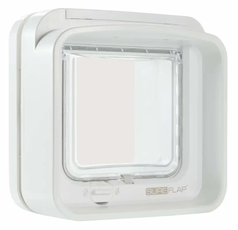 Sure PetCare – Chati&egrave;re SureFlap &agrave; puce &Eacute;lectronique DualScan pour Chat – Blanc Réduction