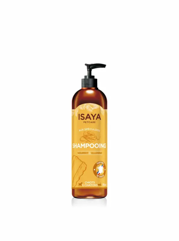 Nouvelle Collection Isaya – Shampoing aux Sp&eacute;culos pour Chiot et Chaton