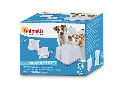 Paiement Sécurisé Animalis – Fontaine Cascade – 2,4L
