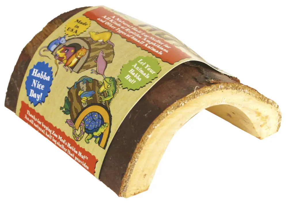 Expédition Rapide Zoomed - Abri en Bois Naturel pour Reptiles - M