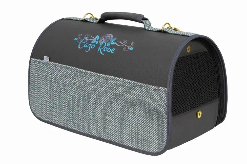 Achat Immédiat Cazo - Sac de Transport Blue Rose pour Chien et Chat - 50x27x26cm