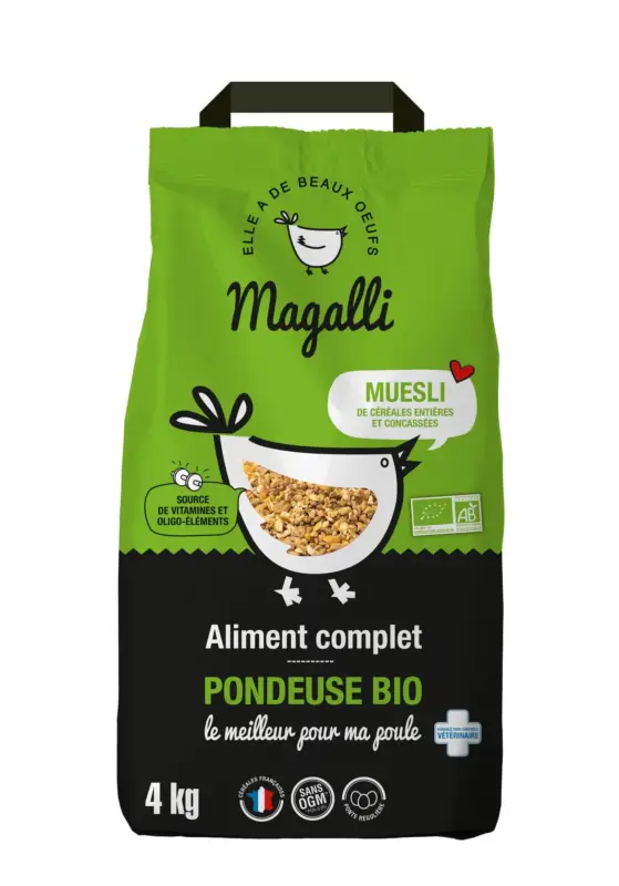 Bon Marché Magalli – Aliment Complet Pondeuse Bio pour Basse-cour