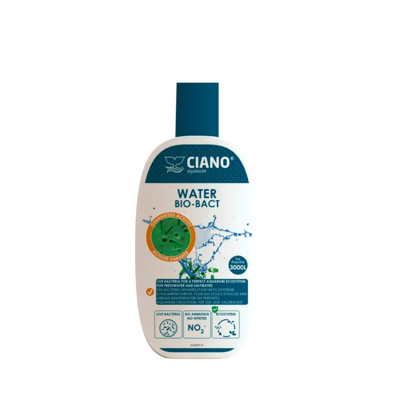 Satisfait Ou Remboursé Ciano – Traitement d'Eau Water Bio-Bact pour Aquarium – 100ml