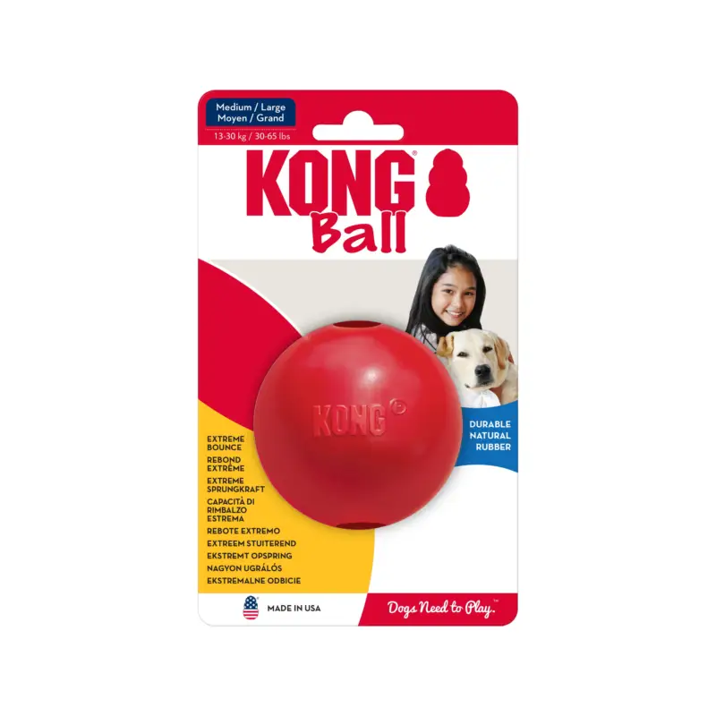 Soldes KONG – Jouet Balle Rebondissante Rouge pour Chien
