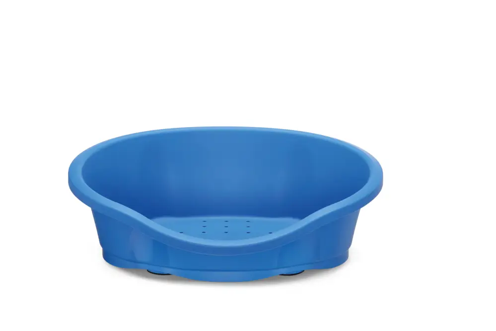 Réduction Animalis - Corbeille DIDO Plastique Bleu pour Chien