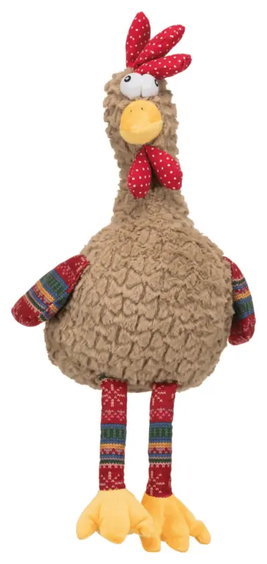 Top Vente Trixie - Jouet Peluche Coq pour Chien - 60cm