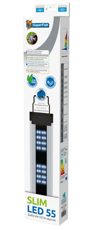 Superfish - Eclairage SLIM LED pour Aquarium - 55cm/34W Prix Choc