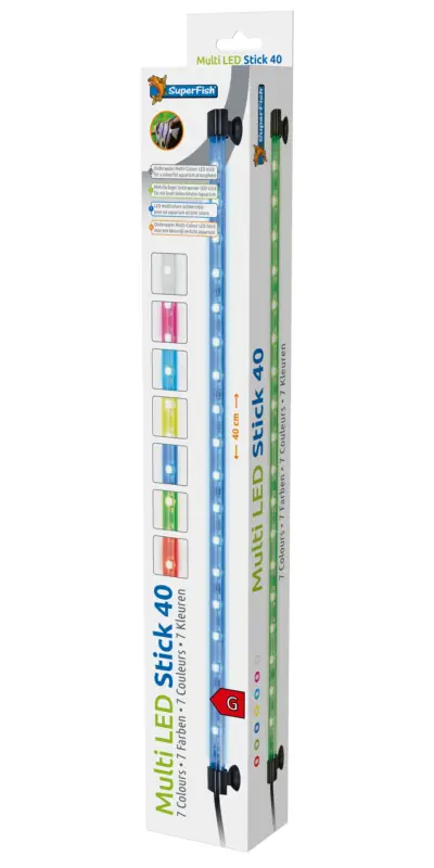 Vente Directe Superfish – Multi Led Stick pour Aquarium – 40cm/4W