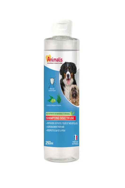 Animalis Nature - Shampoing Insectifuge pour Chien - 250ml Offre Exclusive