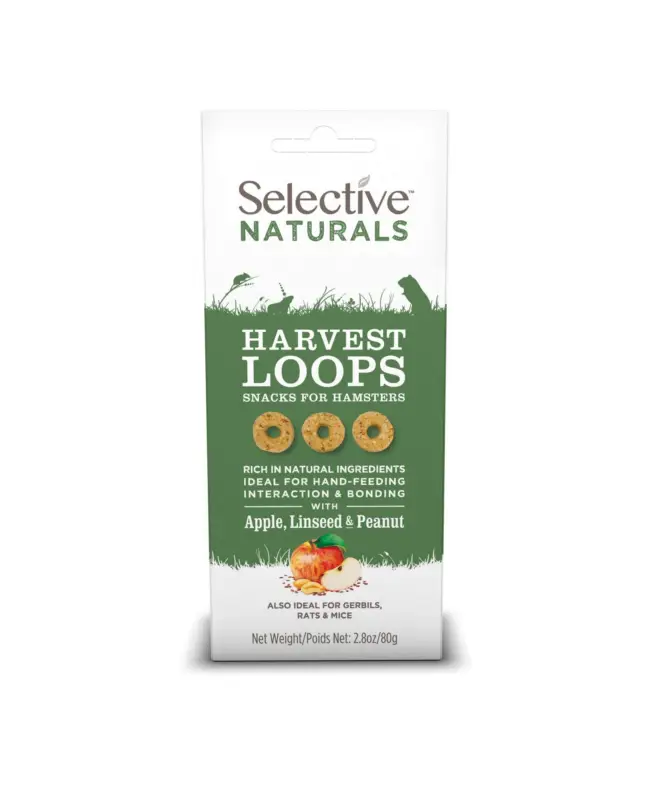 Vente Flash Supreme Science – Selective Naturals Harvest Loops pour Rongeurs – 80g