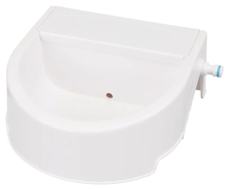 Trixie - Abreuvoir Extérieur Automatique pour Chien - Blanc Promotion Saisonnière