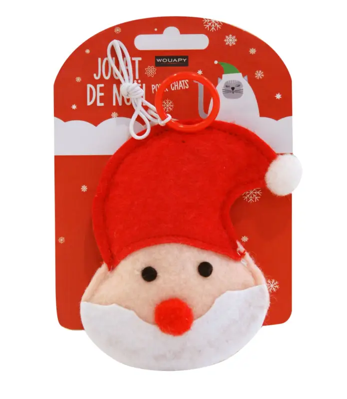 Offre Limitée Wouapy - Jouet Père Noel Feutrine pour Chat