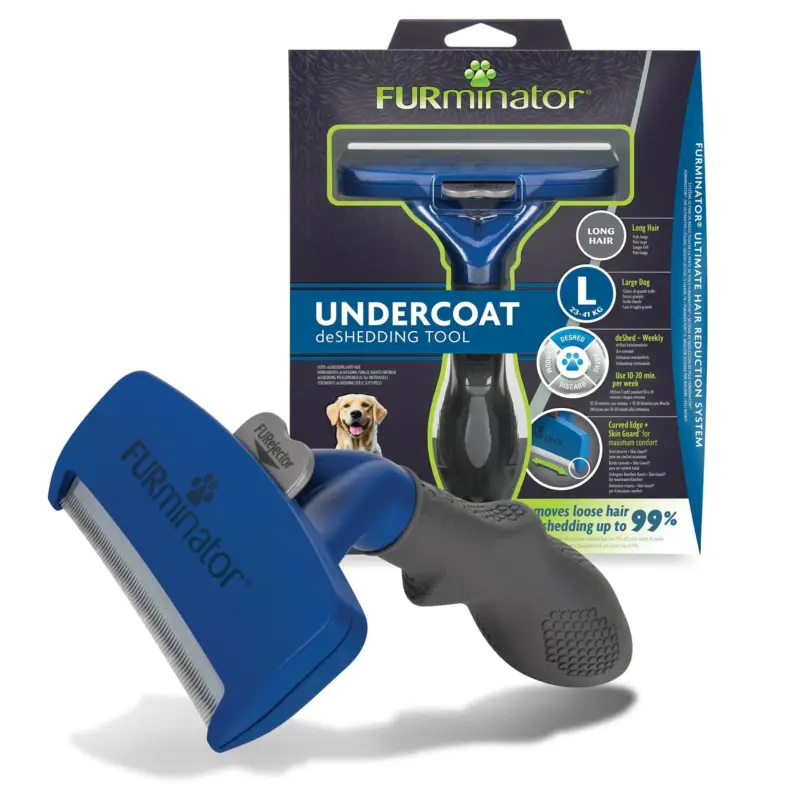 Furminator - Brosse Undercoat Grande Taille à Poils Longs pour Chien - L Achetez Aujourd'hui