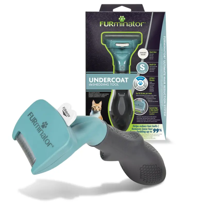 Furminator – Brosse Undercoat Petite Taille &agrave; Poils Courts pour Chat – S Réduction