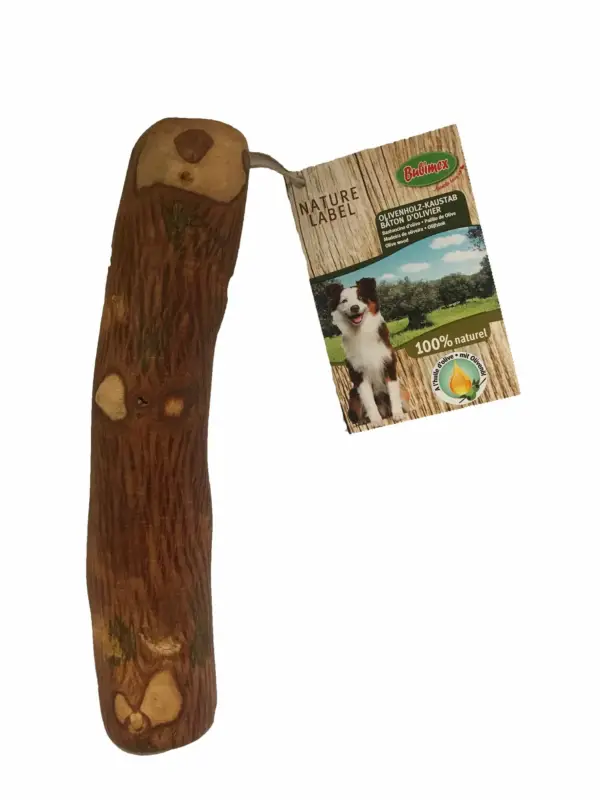 Produit De Marque Bubimex – B&acirc;ton Olivier &agrave; M&acirc;cher pour Chien
