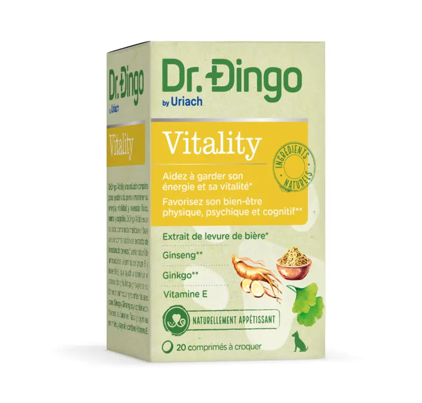 Dr. Dingo - Aliment Complémentaire Vitality pour Chien - 15,4g Expédié Aujourd'hui