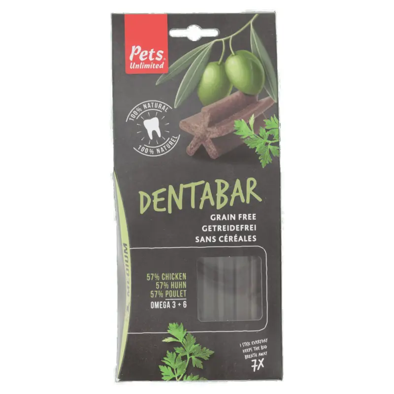 Pets Unlimited – B&acirc;tonnets &agrave; M&acirc;cher Dentabar Pour Chien Haute Qualité