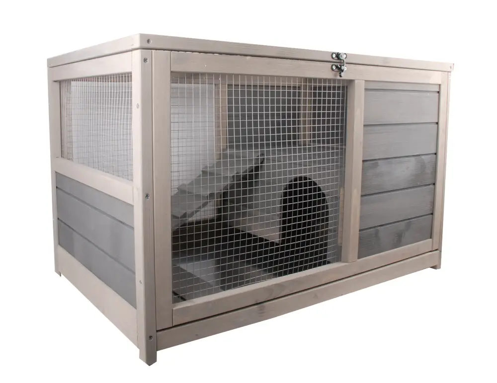 Rongis – Cage en Bois Vinland pour Lapin et Cochon d'inde – 80cm Affaire À Saisir