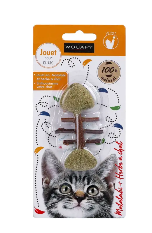Wouapy - Jouet Arête de Poisson pour Chat - M Bon Plan