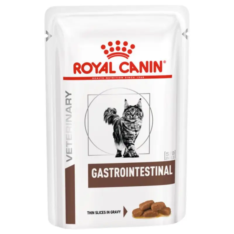 Petit Prix Royal Canin – Sachets Veterinary Diet Gastro Intestinal pour Chat – 12x85g