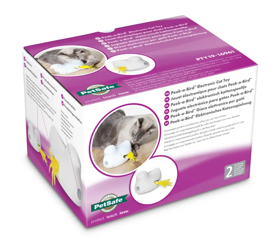 PetSafe – Jouet Peek a Bird pour Chat – 16cm Commander Vite