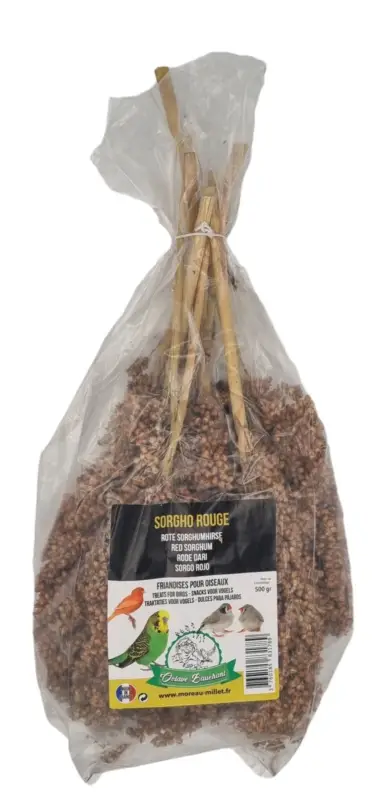 Usine Directe Gasco – Sachet Friandises Sorgho Rouge pour Oiseaux – 500g