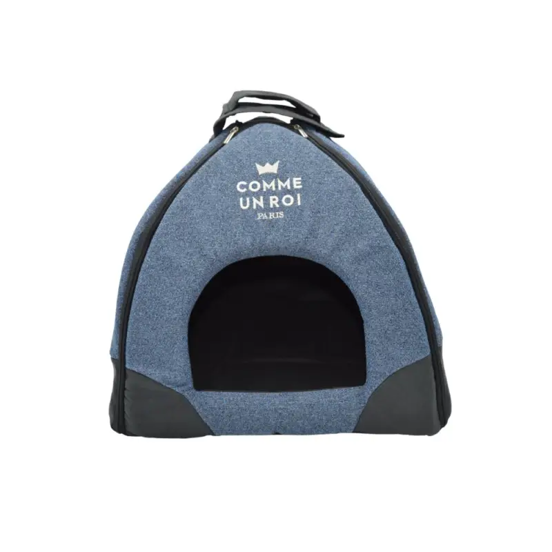 Usine Directe Comme Un Roi – Tipi So Chic Bleu Prusse pour Chien et Chat – 43cm